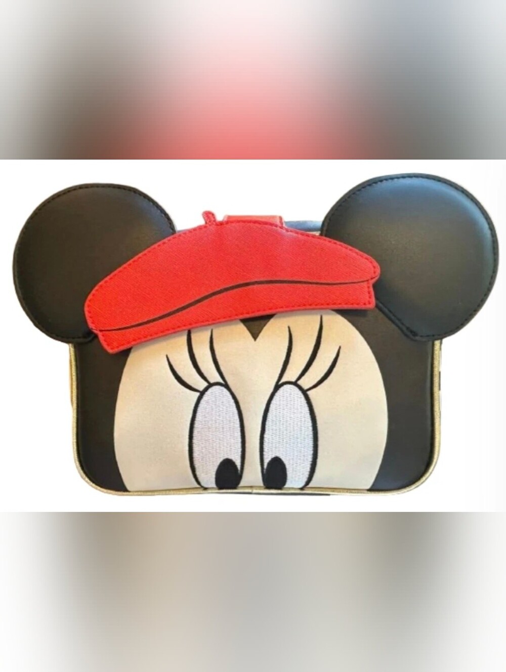 Disney Parks Epcot France Mademoiselle Minnie Mouse Loungefly Wristlet